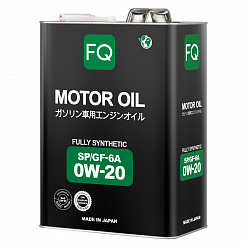 Моторное масло FQ 0W-20 SP/GF-6A FULLY SYNTHETIC, 4л