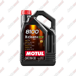 Масло моторное Motul 8100 .X-clean+EFE 0W-30 синтетическое (4л)