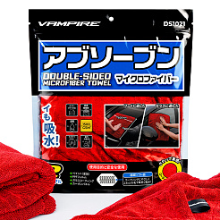 Полотенце VAMPIRE DoubleWipe Premium 600х800 мм, КРАСНОЕ, 1500 гр/м2, DS1021