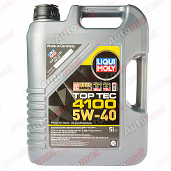 Моторное масло Liqui Moly 5W-40 CF/SN C3 Top Tec 4100, 5л