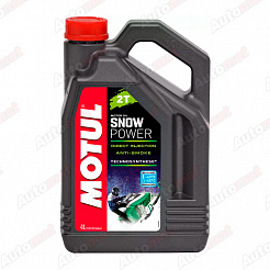 Масло моторное Motul Snowpower 2T полусинтетическое, 4л