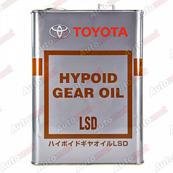 Трансмиссионное масло Toyota HYPOID GEAR LSD 85W90 GL-5, 4л