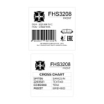 Колодки тормозные дисковые HI-STOP FHS3208 / SP1736 / GDB2080 / DFP2080 / 2203501 / P85137