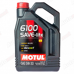 Моторное масло Motul 6100 SAVE-LITE 5W30 Technosynthese, 4л
