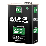 Моторное масло FQ 0W-20 SP/GF-6A FULLY SYNTHETIC, 4л
