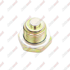 Болт маслосливной А/Т с магнитом MASUMA (с шайбой) Mitsubishi AIRTREK.CU2W 18*1.5mm (Артикул: M-75)