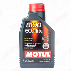 Моторное масло Motul 8100 ECO-lite 5W30, 1л