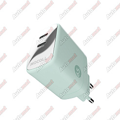 Сетевое зарядное устройство Mocoll 20W Fast Charge Type-C Flash Green
