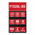 Мото аккумулятор AGM FQ 18Ah FTX20L-BS