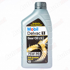 Трансмиссионное масло Mobil Delvac 1 Gear Oil LS 75W-90, 1л