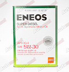 Моторное масло ENEOS SUPER DIESEL 5W-30 CG-4 SEMI-SYNTHETIC, 4л