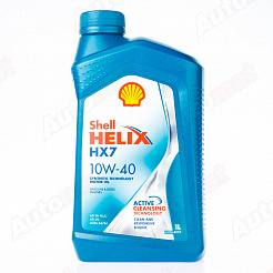 Моторное масло Shell Helix HX7 SN/CF A3/B4 10W-40, 1л