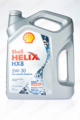 Моторное масло Shell Helix HX8 Syn SL/CF A3/B4 5W30, 4л