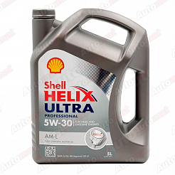 Моторное масло Shell Helix Ultra Professional AM-L 5W-30 синтетическое, 5л 