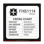 Колодки тормозные дисковые HI-STOP FHS1114 / SN943P / AN-683WK / NP1023