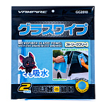 Салфетка VAMPIRE StreakFree безворсовая для стекла 400х400 мм, ГОЛУБАЯ, 300 гр/м2, GG2010