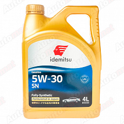 Моторное масло IDEMITSU F-S 5W30 SN/GF-5 FULLY SYNTHETIC, 4л