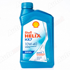 Моторное масло Shell Helix Diesel HX7 10W-40, 1л