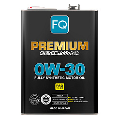 Моторное масло FQ 0W-30 SP/GF-6A/C2 FULLY SYNTHETIC (PAO), 4л