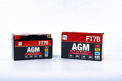 Мото аккумулятор FQ 6,0Ah FT7B AGM