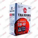 Масло моторное TAKAYAMA Adaptec SAE 5W40 ACEA A3/D4 API SN/CF, 4л