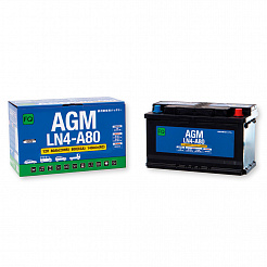Аккумуляторная батарея FQ DIN AGM LN4-A80 80Ah
