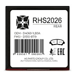 Колодки тормозные дисковые HI-STOP RHS2026 / SN160P / NP2019 / SP1801 / 2534001 / GDB7959