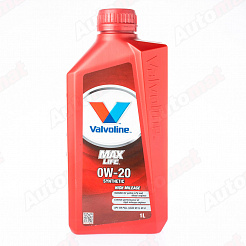 Моторное масло Valvoline MAXLIFE GF-5/GF-6 SN PLUS 0W20 SW, 1л