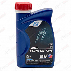 Гидравлическая жидкость Elf Moto Fork Oil Syn 2.5W, 0,5л