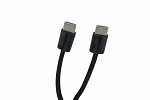 Кабель EnZo USB Type-C USB Type-C плетеный черный 1м CC60W-BB1