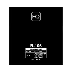 Фильтр воздушный FQ R-106