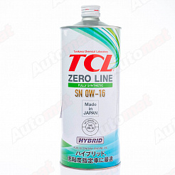 Моторное масло TCL Zero Line Fully Synth, Fuel Economy SN 0W-16, 1л