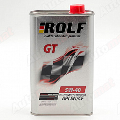 Моторное масло ROLF GT SAE 5W-40 SN/CF, 1л