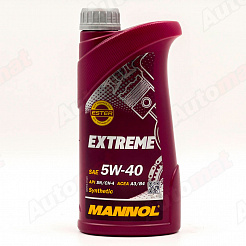 Моторное масло MANNOL 7915 EXTREME 5W-40 SN/CH-4 A3/B4 FULLY SYNTHETIC, 1л