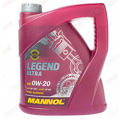 Моторное масло MANNOL 7918 LEGEND ULTRA 0W-20 SP (RC) FULLY SYNTHETIC, 4л