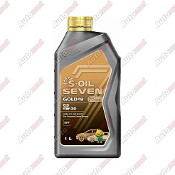 Масло моторное S-OIL 7 GOLD #9 5W-30 C3 SN/CF FULLY SYNTHETIC, 1л