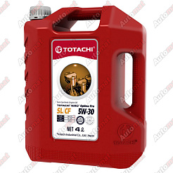 Масло моторное полусинтетическое TOTACHI NIRO OPTIMA PRO SEMI-SYNTHETIC 5W-30 SL/CF, 4л