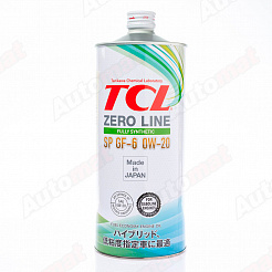 Моторное масло TCL Zero Line Fully Synth Fuel Economy SP GF-6 0W20, 1л