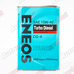 Моторное масло ENEOS TURBO DIESEL 15W-40 CG-4 MINERAL, 0,94л