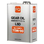 Трансмиссионное масло FQ GEAR OIL 75W-90 GL-5/MT-1 LSD FULLY SYNTHETIC, 4л