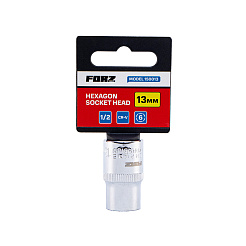 Головка торцевая шестигранная FORZ (1/2), 13 мм, CrV