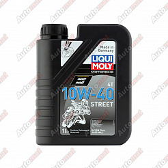 Моторное масло Liqui Moly Motorbike 4T Street 10W-40 SN Plus MA2 (1л) 1521