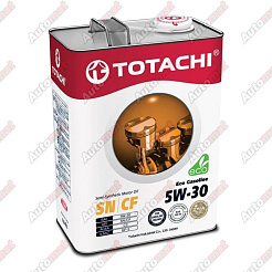 Масло моторное полусинтетическое TOTACHI Eco Gasoline 5W-30 SN/CF, 4л
