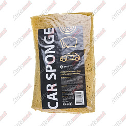 Губка автомобильная крупнопористая CAR SPONGE ( индивид упак)