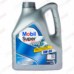 Моторное масло MOBIL SUPER 2000 Х1 5W-30 SEMI-SYNTHETIC, 4л