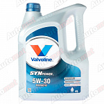 Моторное масло Valvoline Synpower SAE SN/CF 5W30, 4л