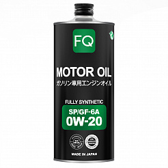 Моторное масло FQ 0W-20 SP/GF-6A FULLY SYNTHETIC, 1л