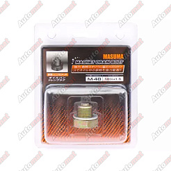 Болт маслосливной с магнитом MASUMA (с шайбой) Toyota CAMI, RUSH