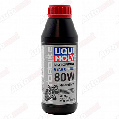 Трансмиссионное масло мин. д/мотоц. Liqui Moly Racing Gear Oil 80W (GL-4) 0.5л 1617