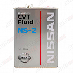 Трансмиссионное масло NISSAN CVT FLUID NS-2, 4л